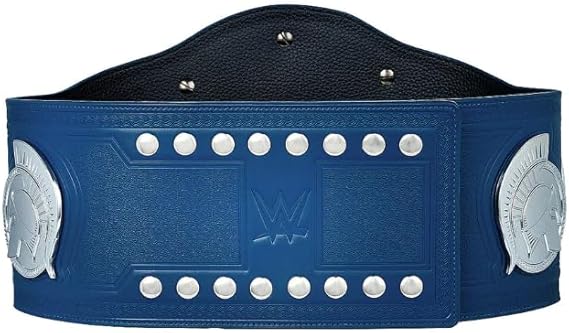 Tag Team World Heavyweight Wrestling Championship Replica Blue Title Belt