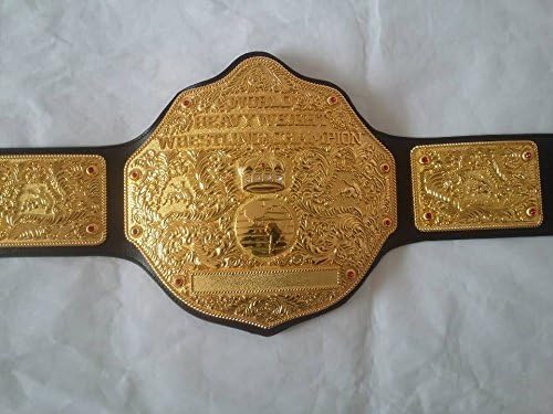 Fandu Belts Adult Replica Big Gold Wrestling Championship Belt Title