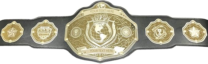 World Championship Undisputed Custom Banners Belts