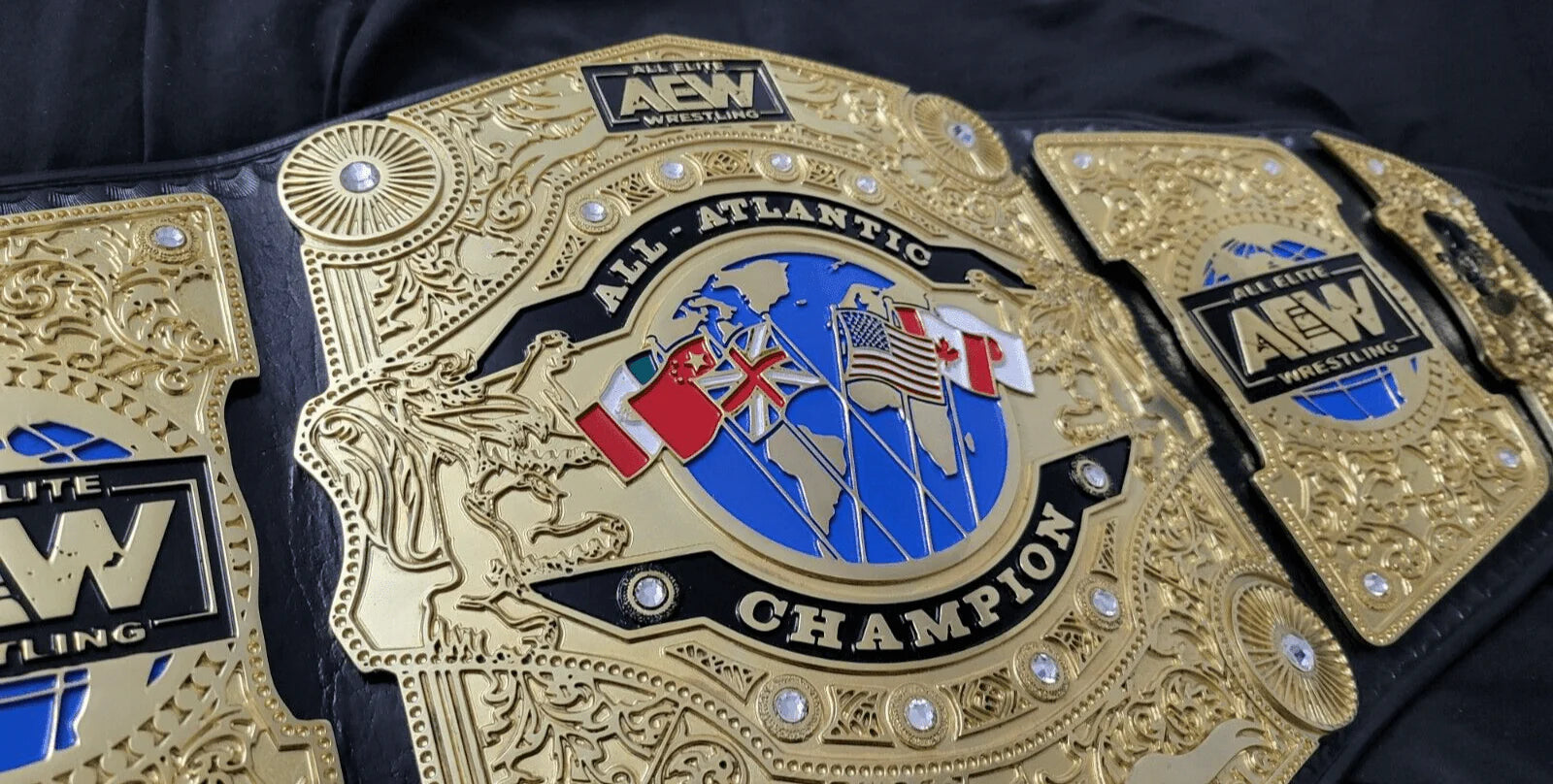 AEW ALL ATLANTIC CHAMPIONSHIP REPLICA TITLE BELT