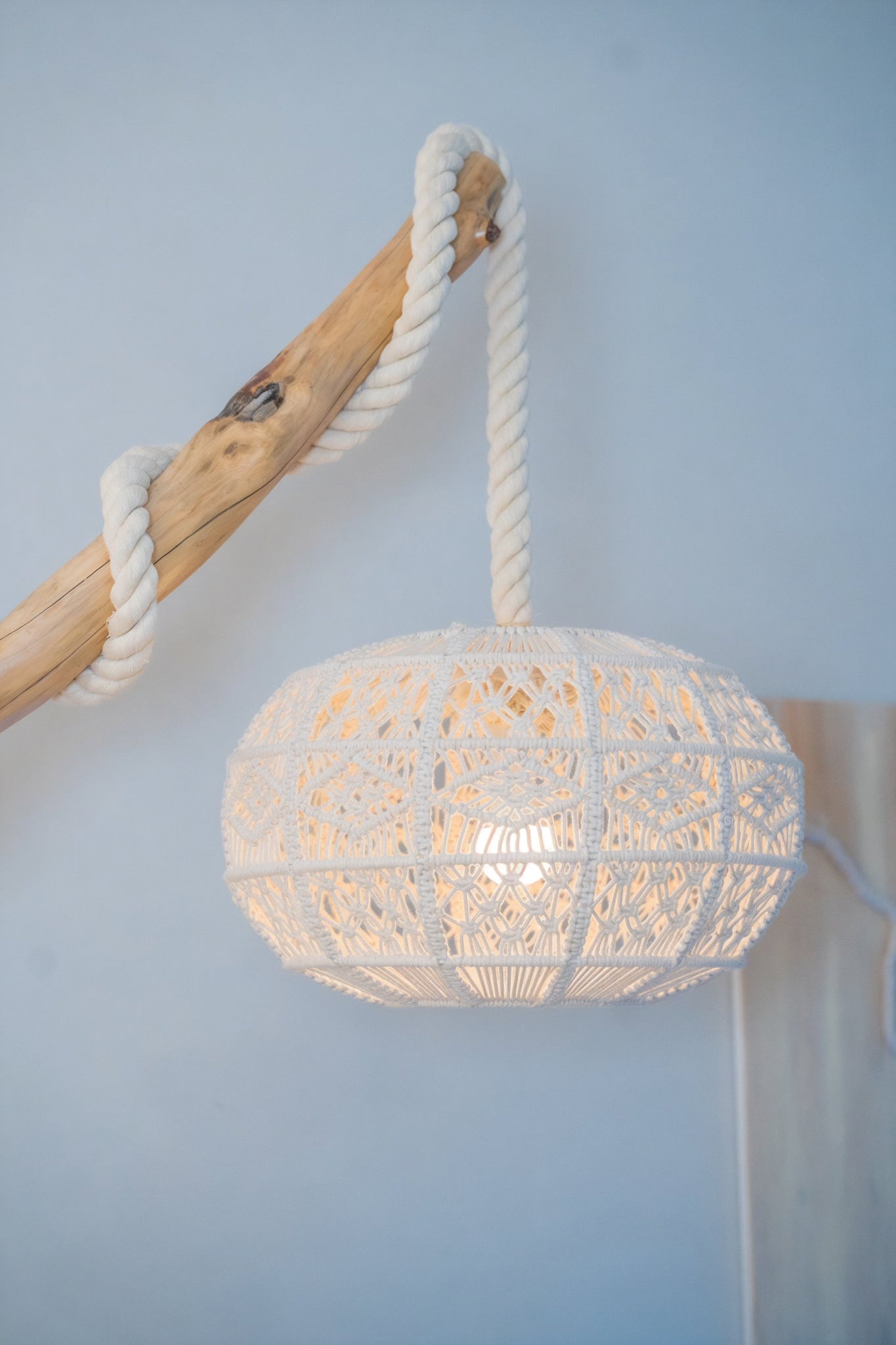 Swiss: Oak & Hickory Lamp Art