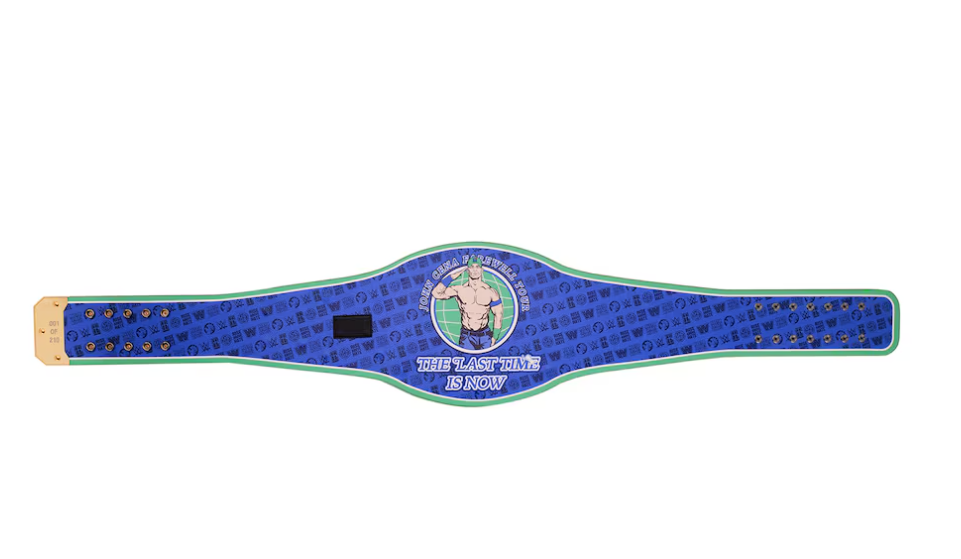 John Cena Farewell Tour 2025 Dallas Spinner Championship Replica Title Belt