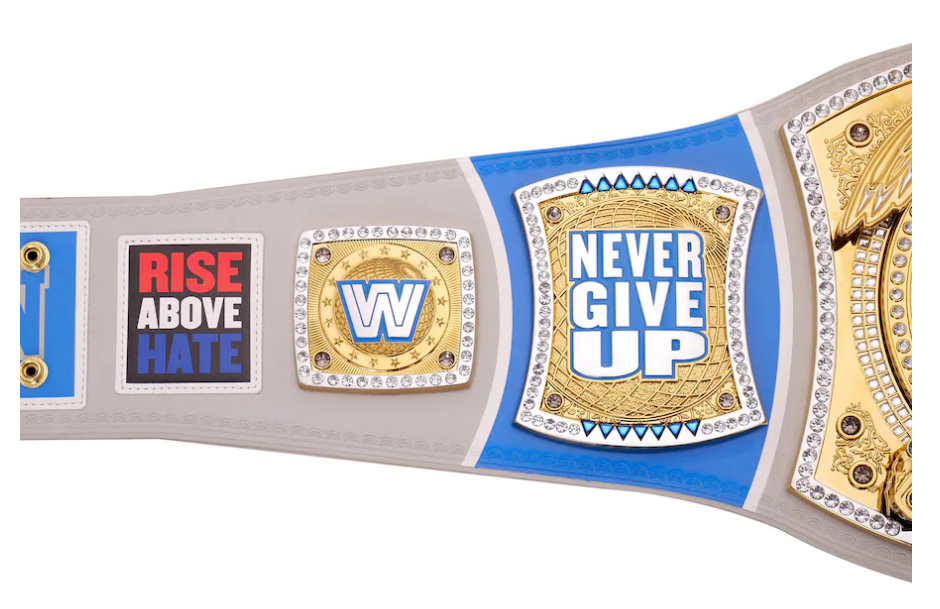 John Cena Farewell Tour 2025 Grand Rapids Spinner Championship Replica-Titelgürtel | WWE-Sammlerstück | Riemen aus echtem Rindsleder | Ätzgürtel