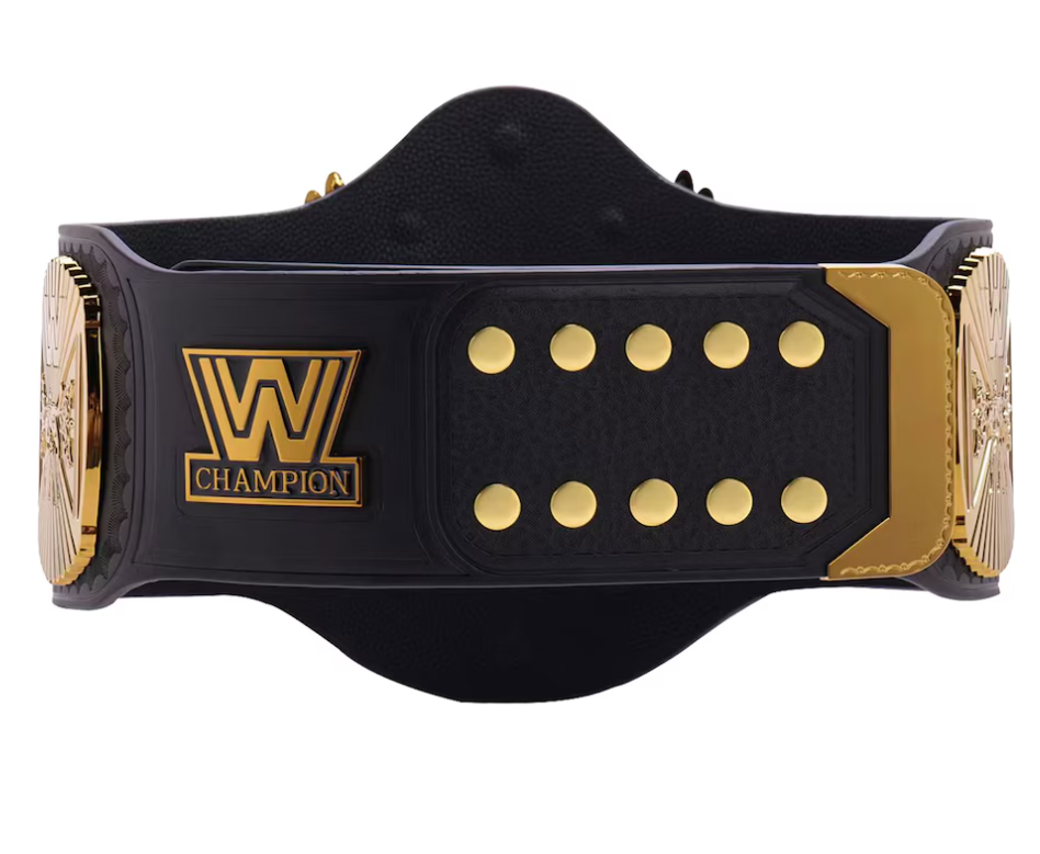 WWE Winged Eagle Championship Replika-Titelgürtel | WWE-Sammlerstück | Riemen aus echtem Rindsleder | Ätzgürtel