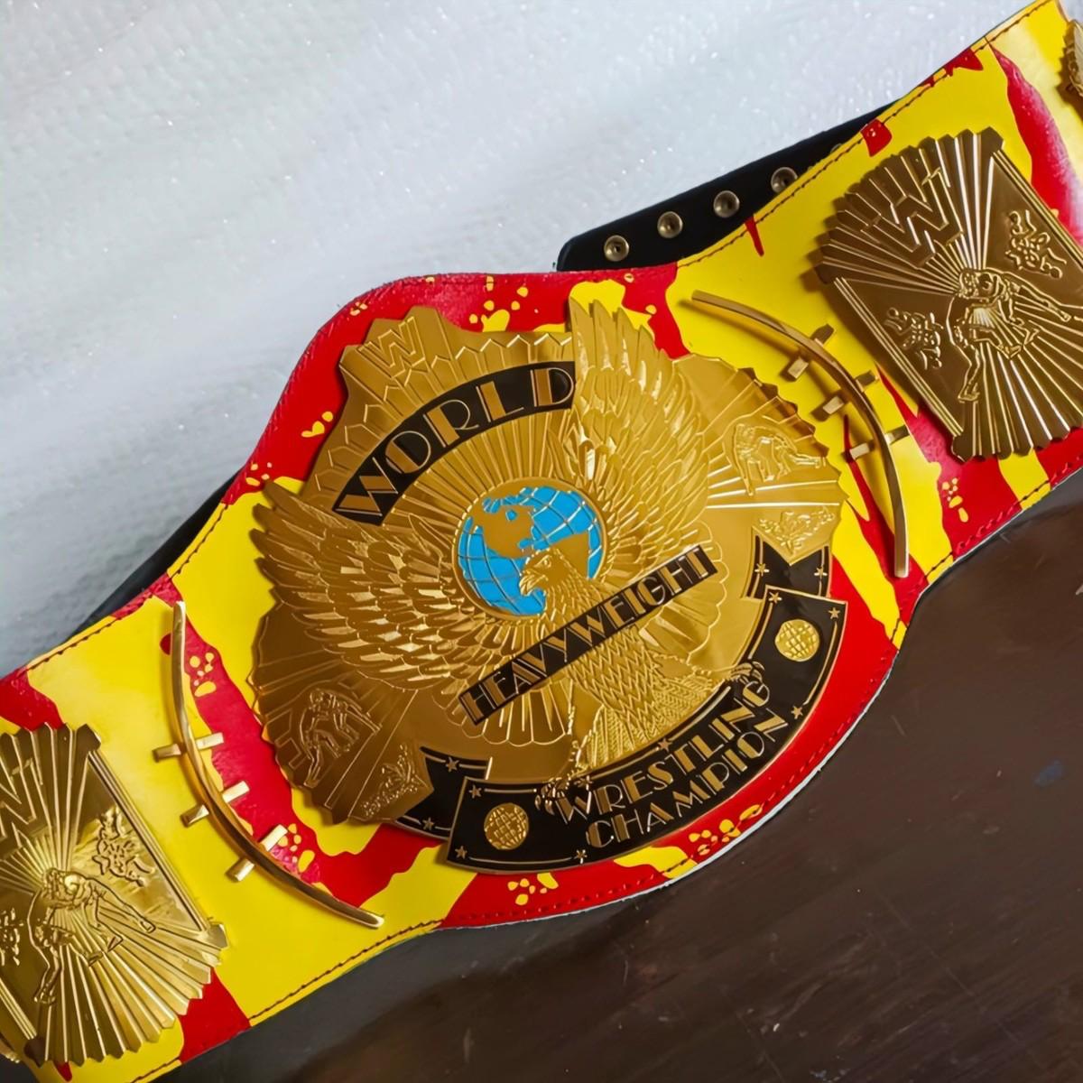 Hulk Hogan Signature Series Championship Replica Title Belt