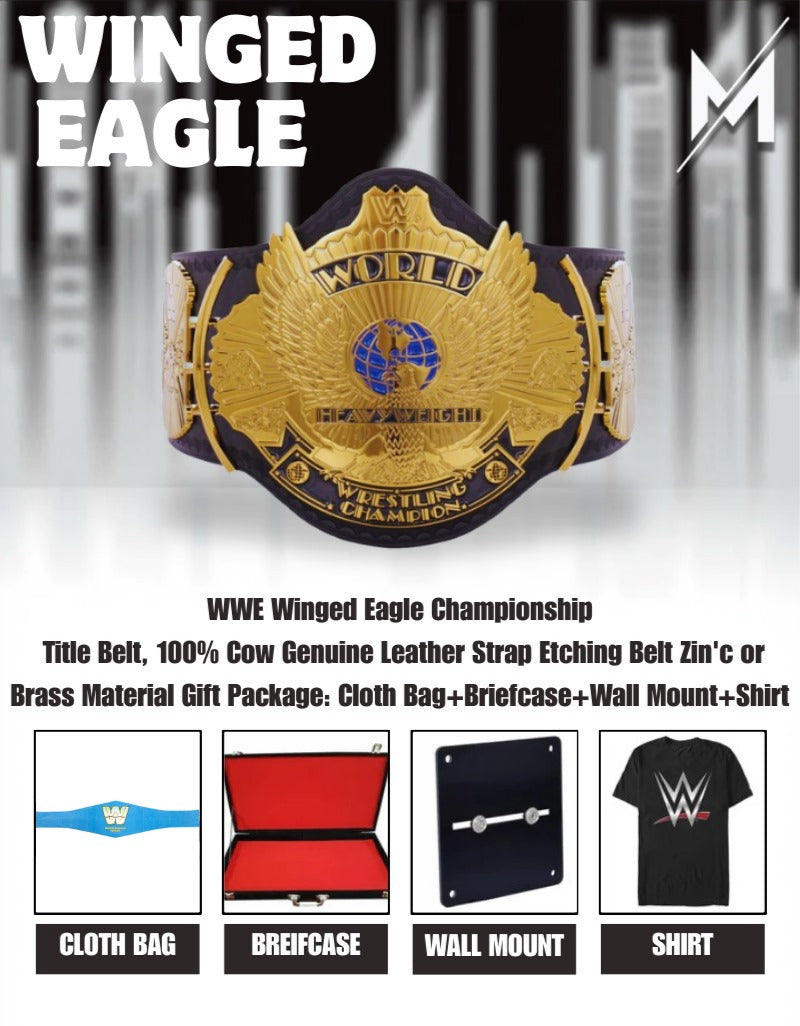 WWE Winged Eagle Championship Replica Title Belt