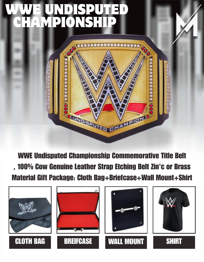 WWE Undisputed Championship Commemorative Title Belt