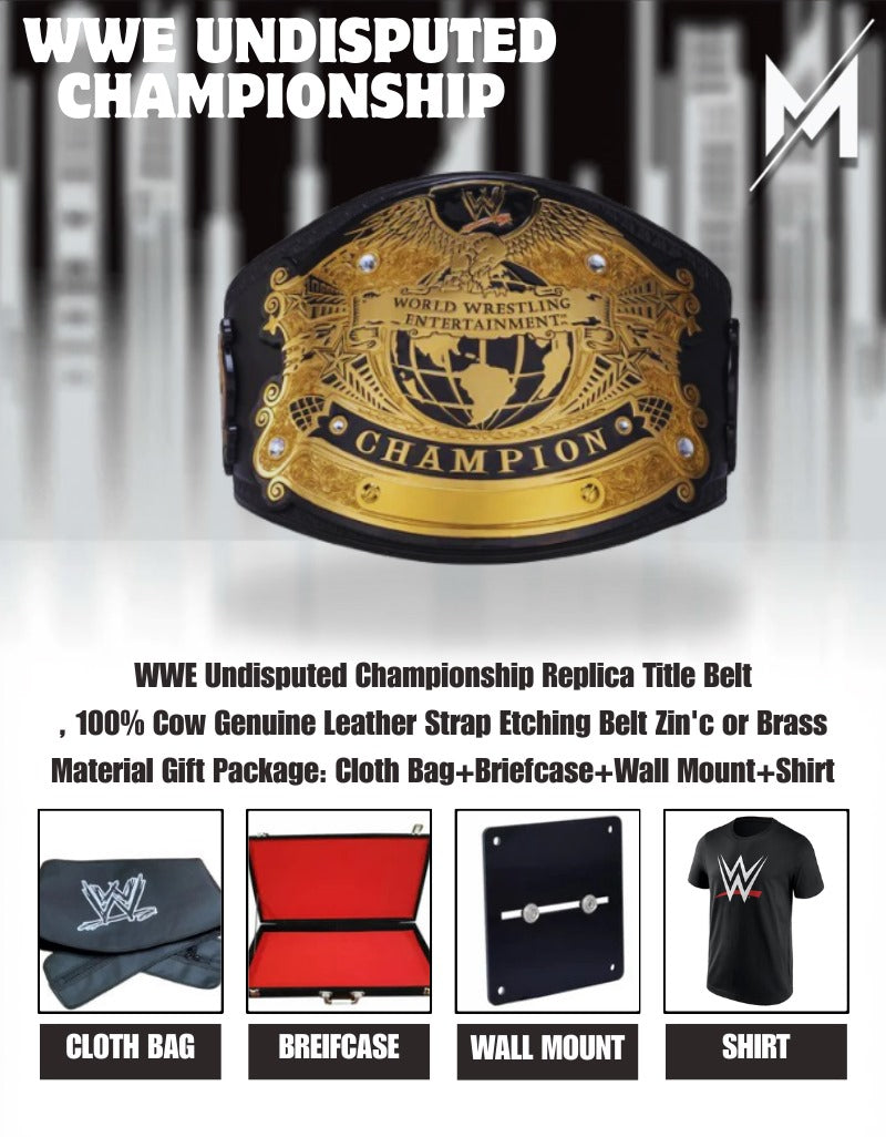 WWE Undisputed Championship Replica Title Belt