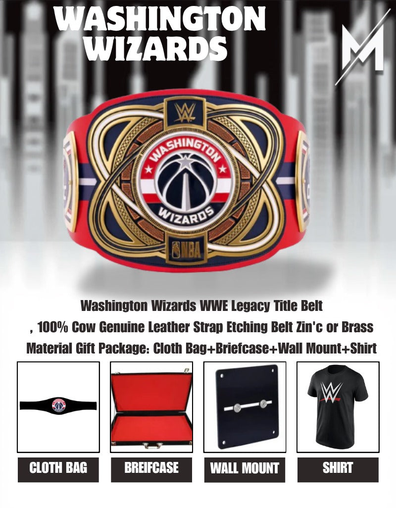 Washington Wizards WWE Legacy Title Belt