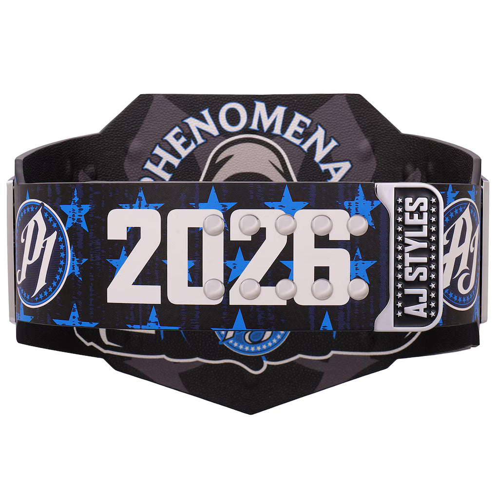 AJ Styles 10th Anniversary Signatures Series Championship Replica Title Belt