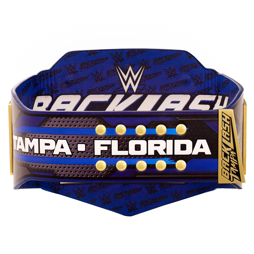 Backlash 2026 Tampa Replica Title Belt`
