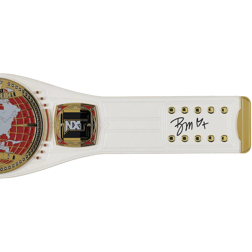 Blake Monroe WWE Autographed NXT Women's North American Championship Replica Title Belt