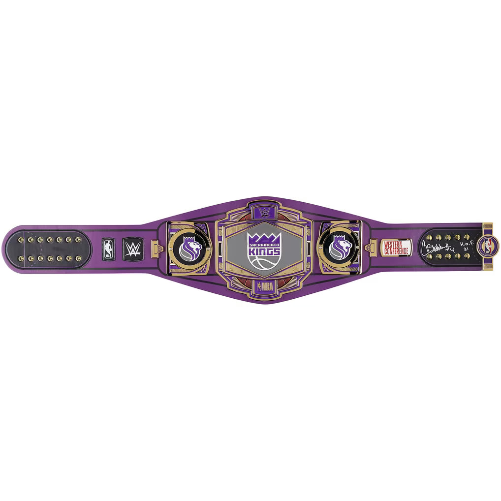 Chris Webber Sacramento Kings Autographed Fanatics Authentic WWE Legacy Title Belt with "HOF 21