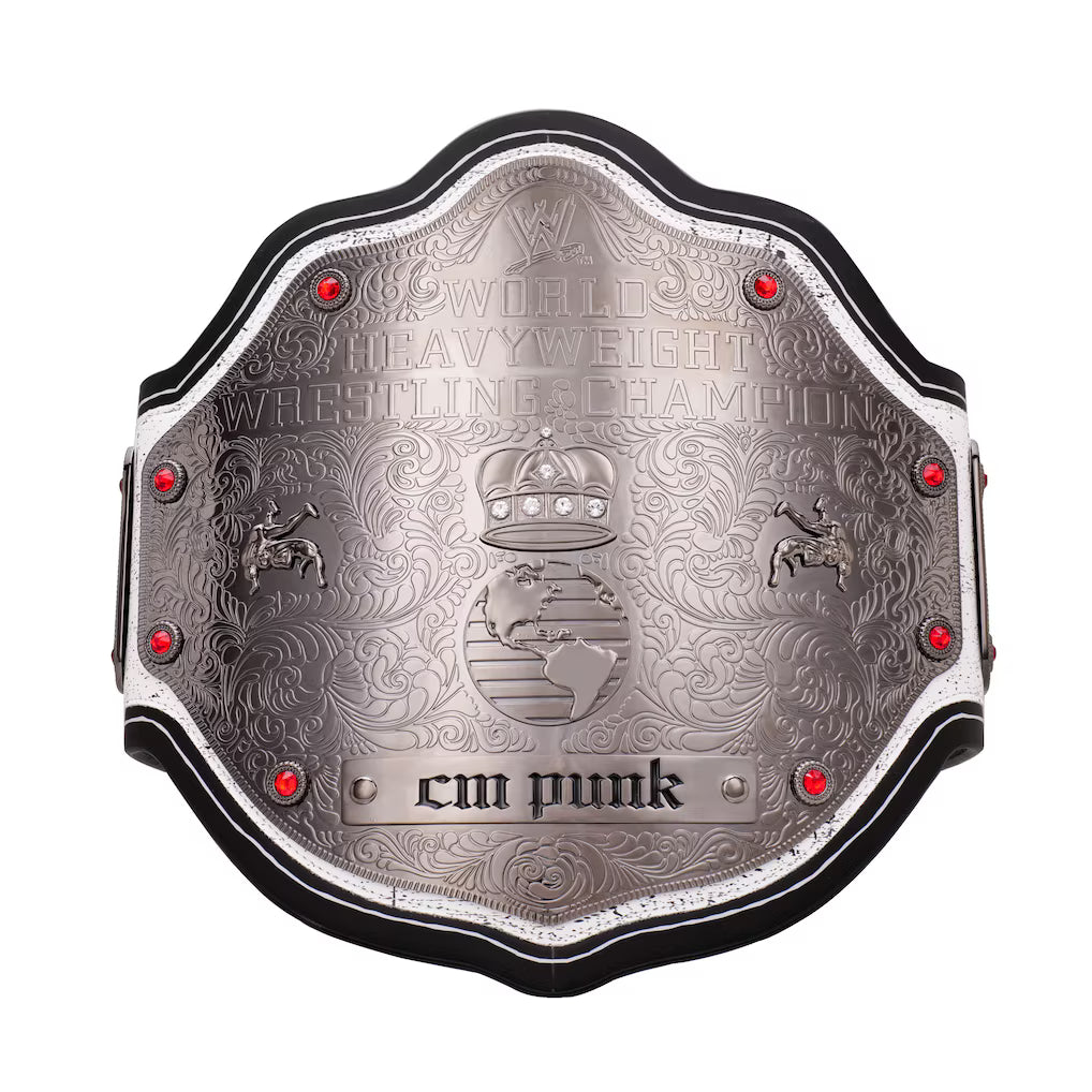 CM Punk Limited Edition WWE World Heavyweight Championship Signature Series Replica Title Belt