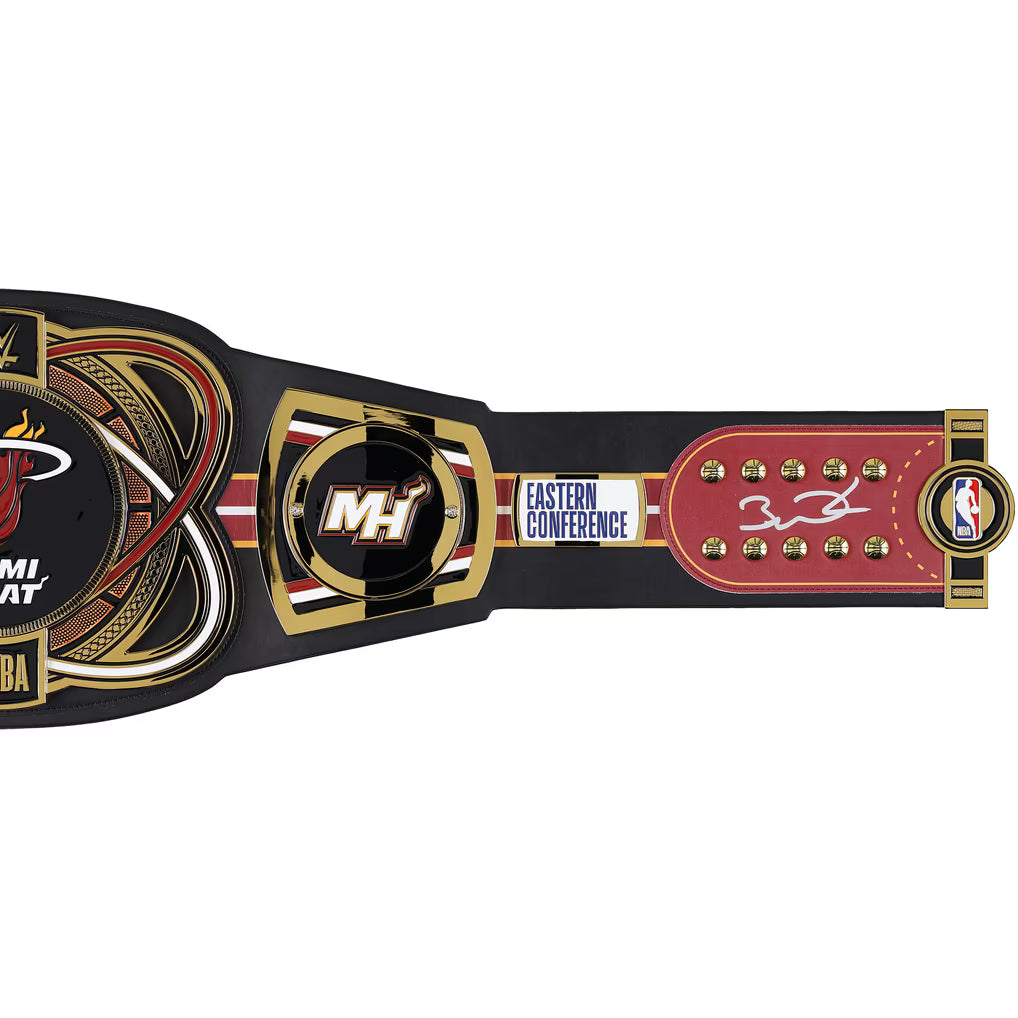 Dwyane Wade Miami Heat Autographed Fanatics Authentic WWE Legacy Title Belt
