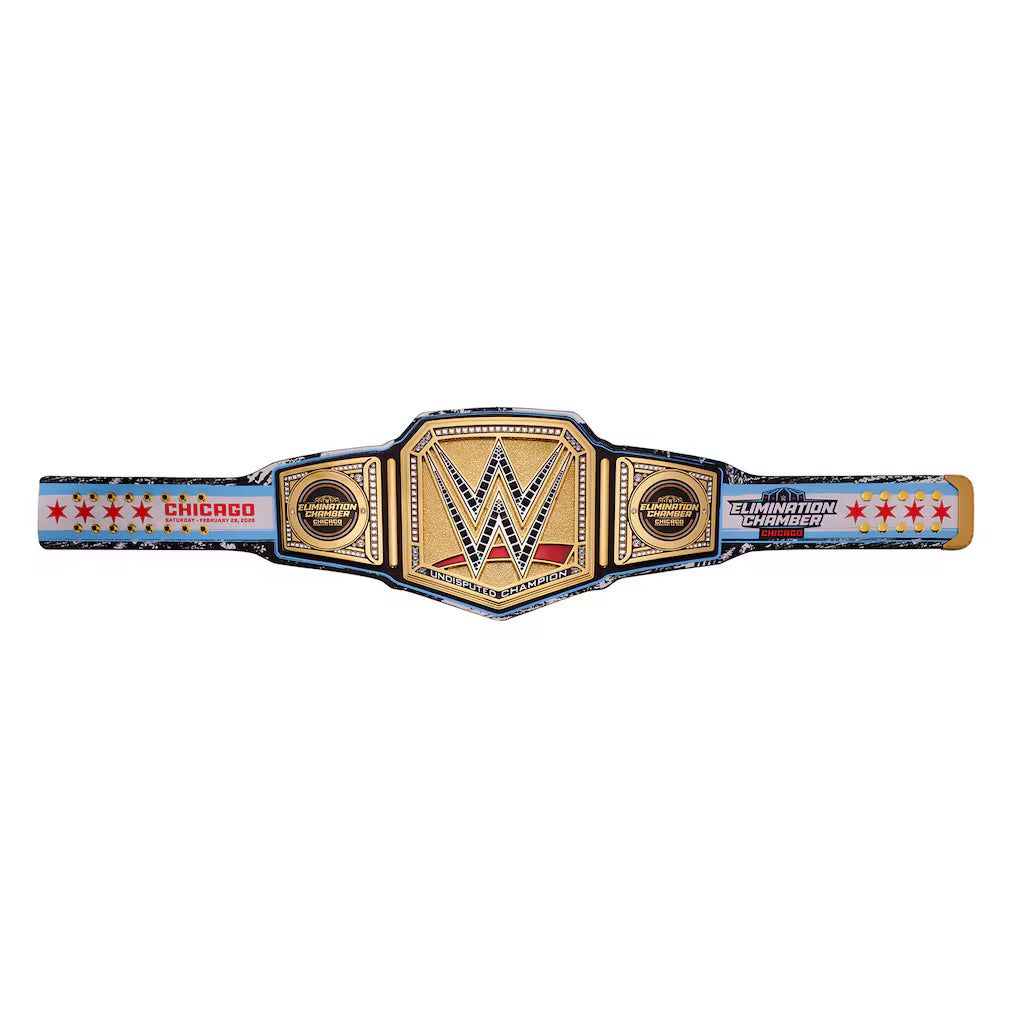 Elimination Chamber 2026 Chicago Championship Replica Title Belt