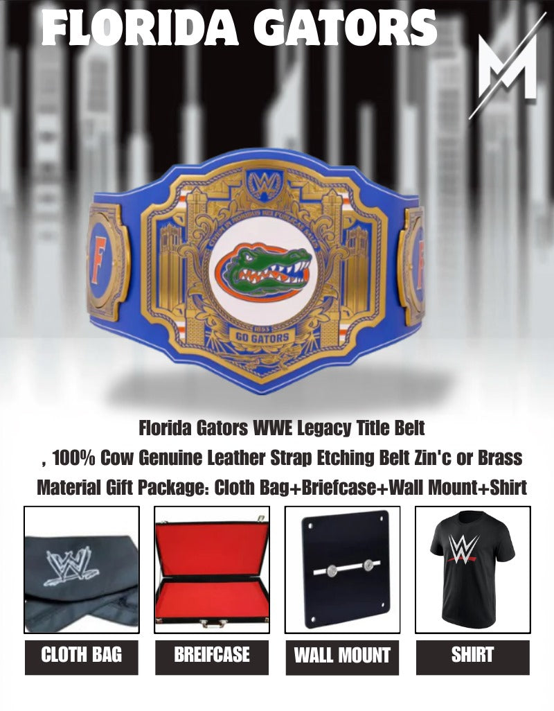 Florida Gators WWE Legacy Title Belt