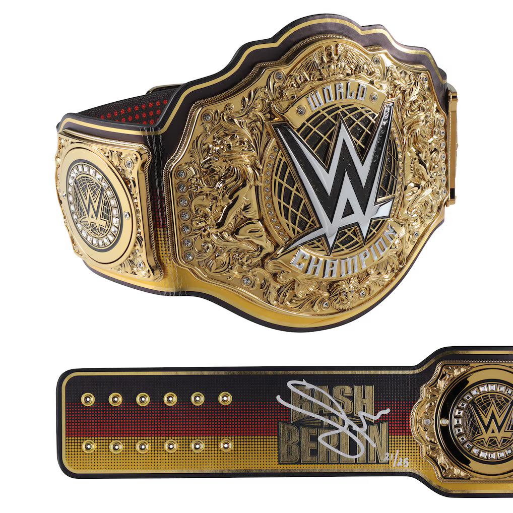 Gunther WWE Autographed 2024 Bash in Berlin Replica Title Belt - Limited Edition of 25