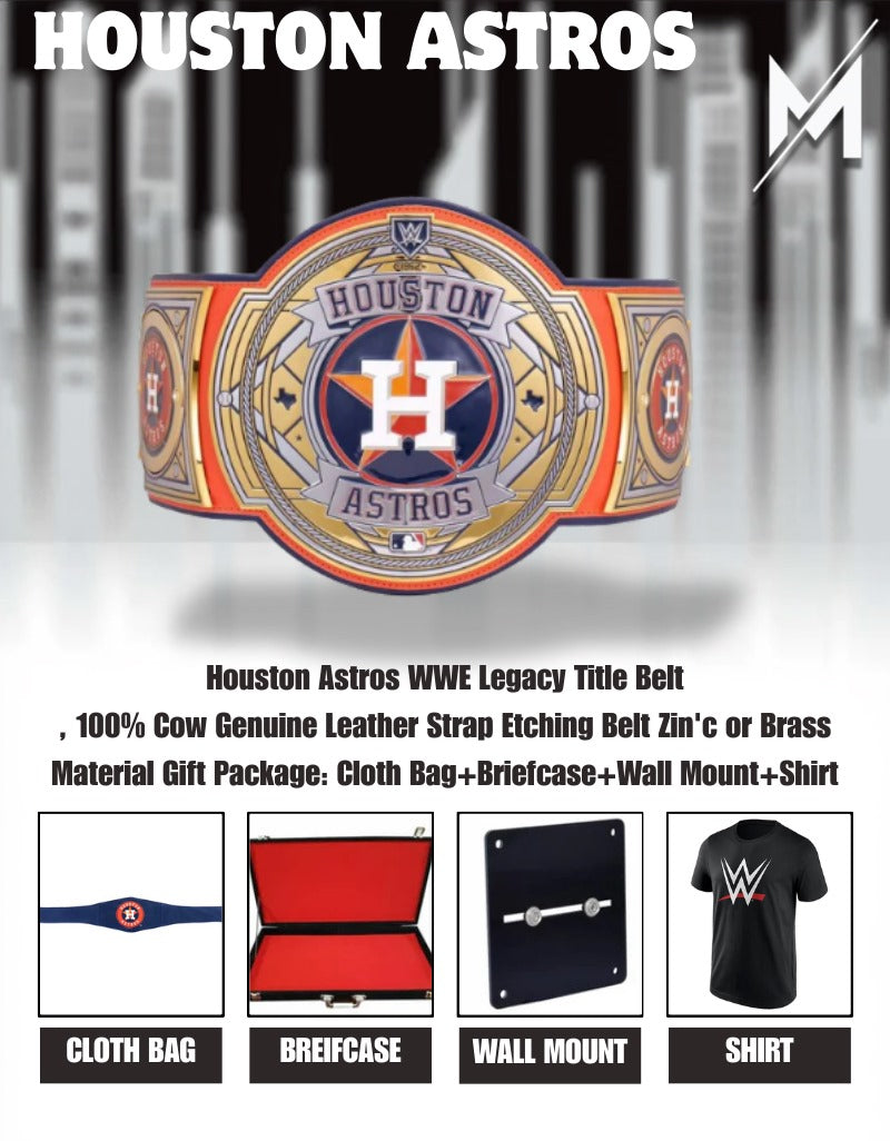 Houston Astros WWE Legacy Title Belt