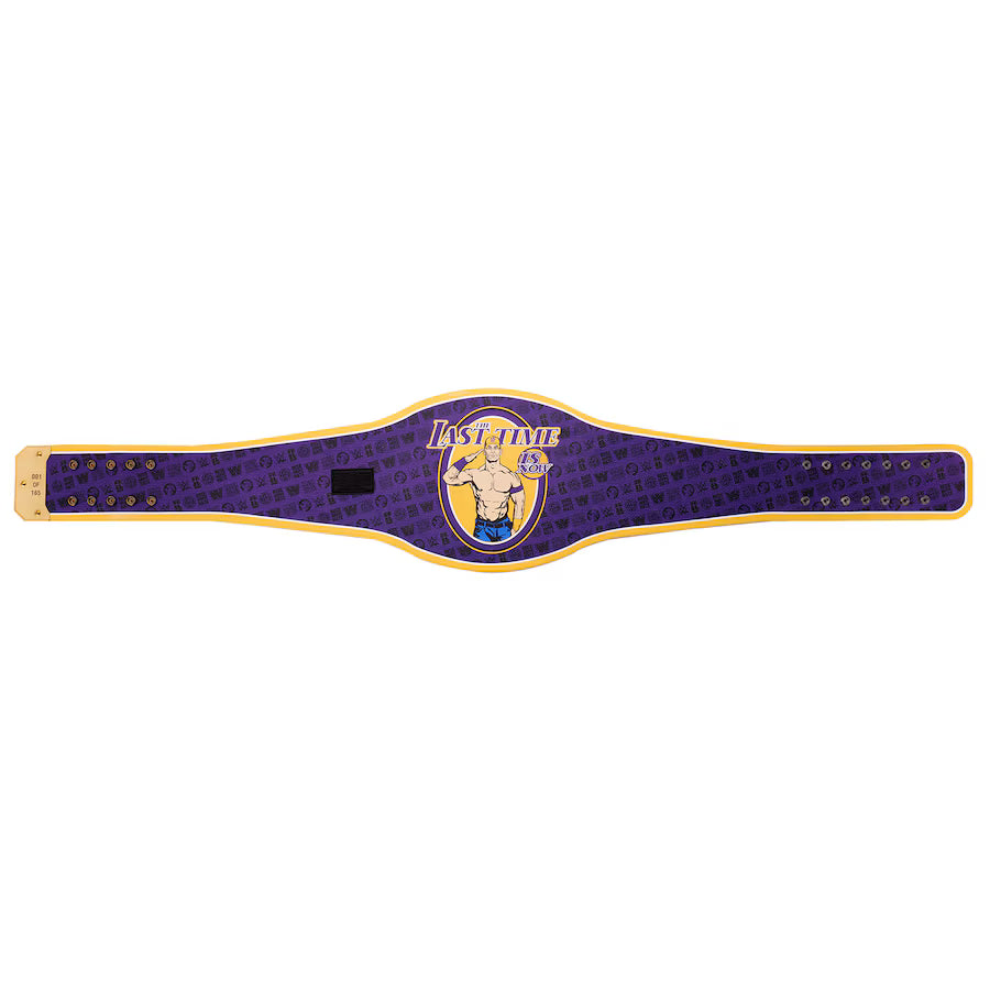 John Cena Farewell Tour 2025 Bakersfield Spinner Championship Replica Title Belt