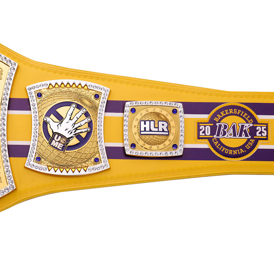 John Cena Farewell Tour 2025 Bakersfield Spinner Championship Replica Title Belt
