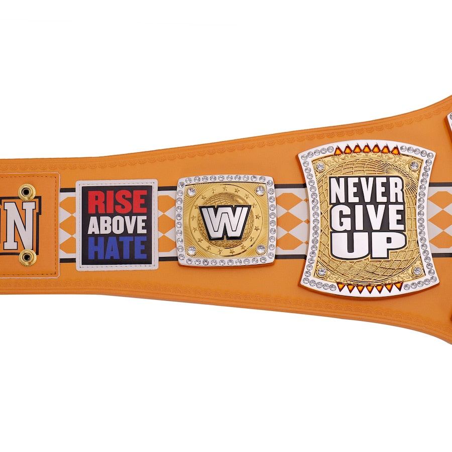 John Cena Farewell Tour 2025 Knoxville Spinner Championship Replica Titelgürtel | WWE Sammlerstück | Riemen aus echtem Rindsleder | Ätzgürtel