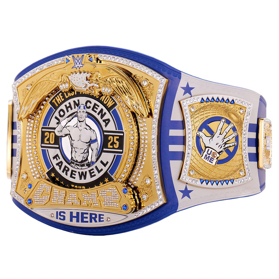 John Cena Farewell Tour 2025 Lexington Spinner Championship Replica Title Belt