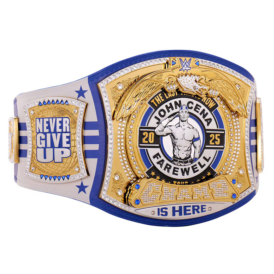 John Cena Farewell Tour 2025 Lexington Spinner Championship Replica Title Belt
