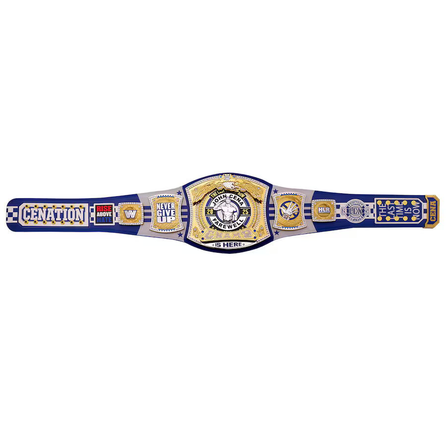 John Cena Farewell Tour 2025 Lexington Spinner Championship Replica Title Belt