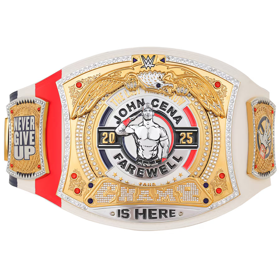 John Cena Farewell Tour 2025 Lyon Spinner Championship Replica Title Belt