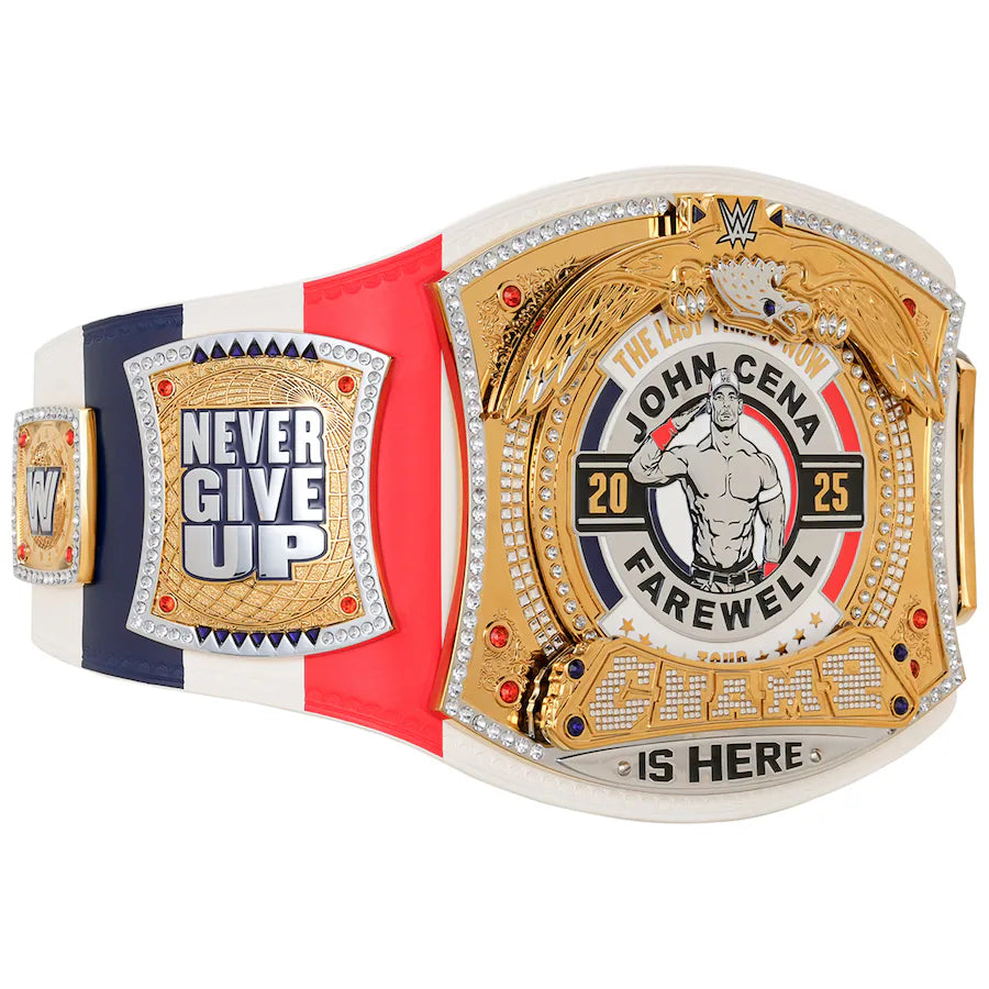 John Cena Farewell Tour 2025 Lyon Spinner Championship Replica Title Belt