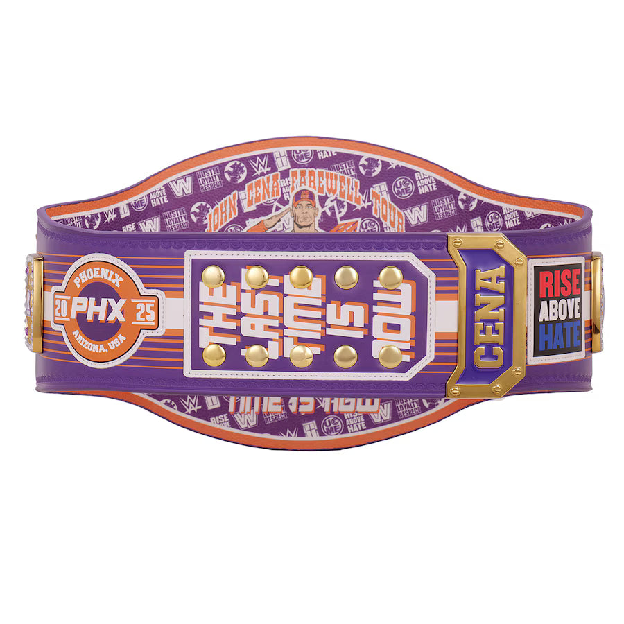 John Cena Farewell Tour 2025 Phoenix Spinner Championship Replica Title Belt