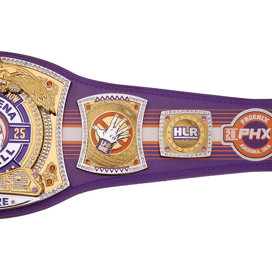 John Cena Farewell Tour 2025 Phoenix Spinner Championship Replica Title Belt