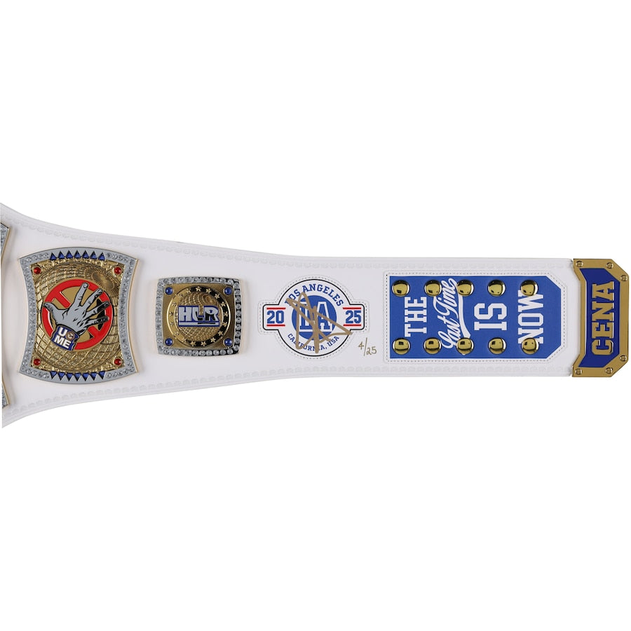 John Cena WWE Autographed 2025 Farewell Tour Los Angeles Replica Title Belt - Limited Edition of 25