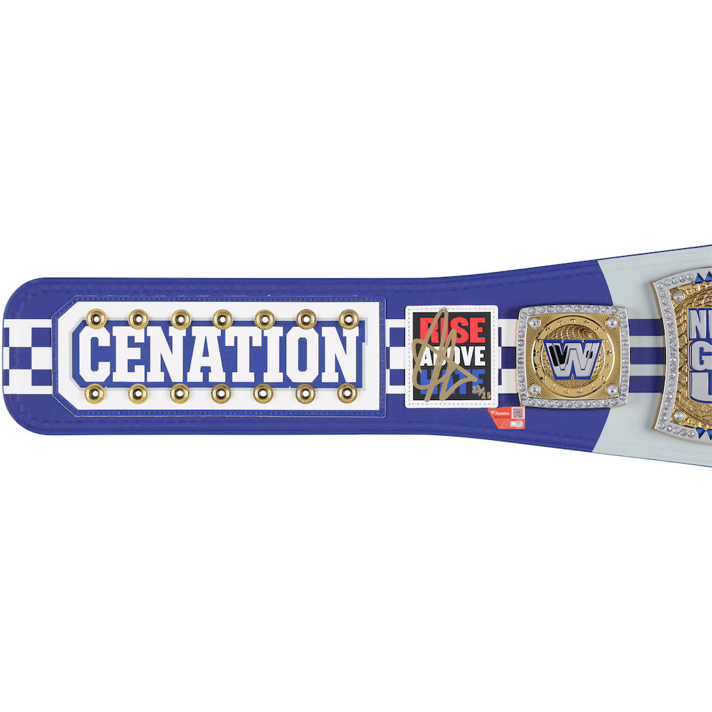 John Cena WWE Autographed Farewell Tour 2025 Lexington Replica Title Belt - Limited Edition of 25