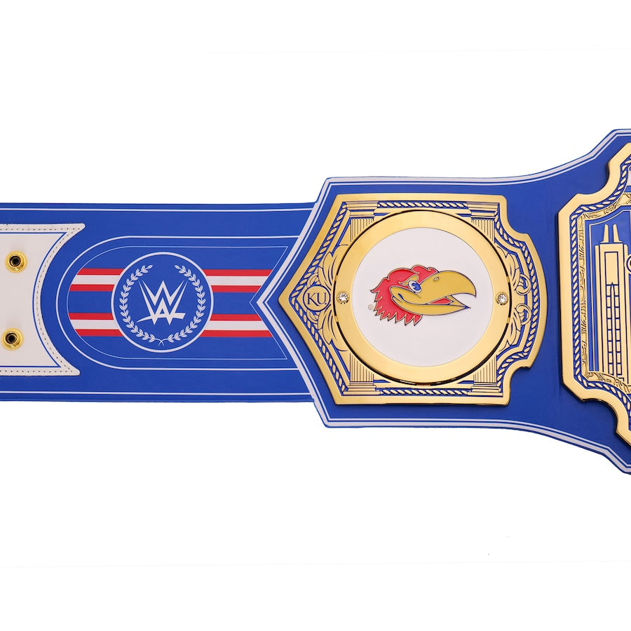 Kansas Jayhawks WWE Legacy Title Belt