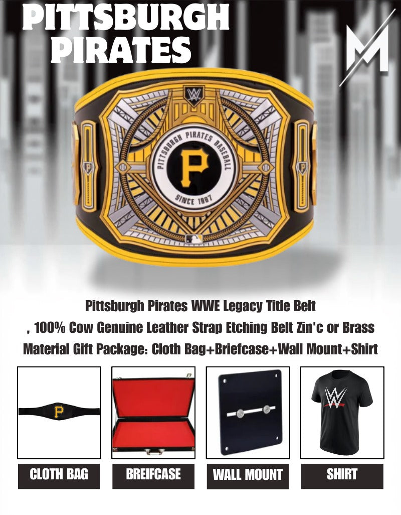 Pittsburgh Pirates WWE Legacy Title Belt