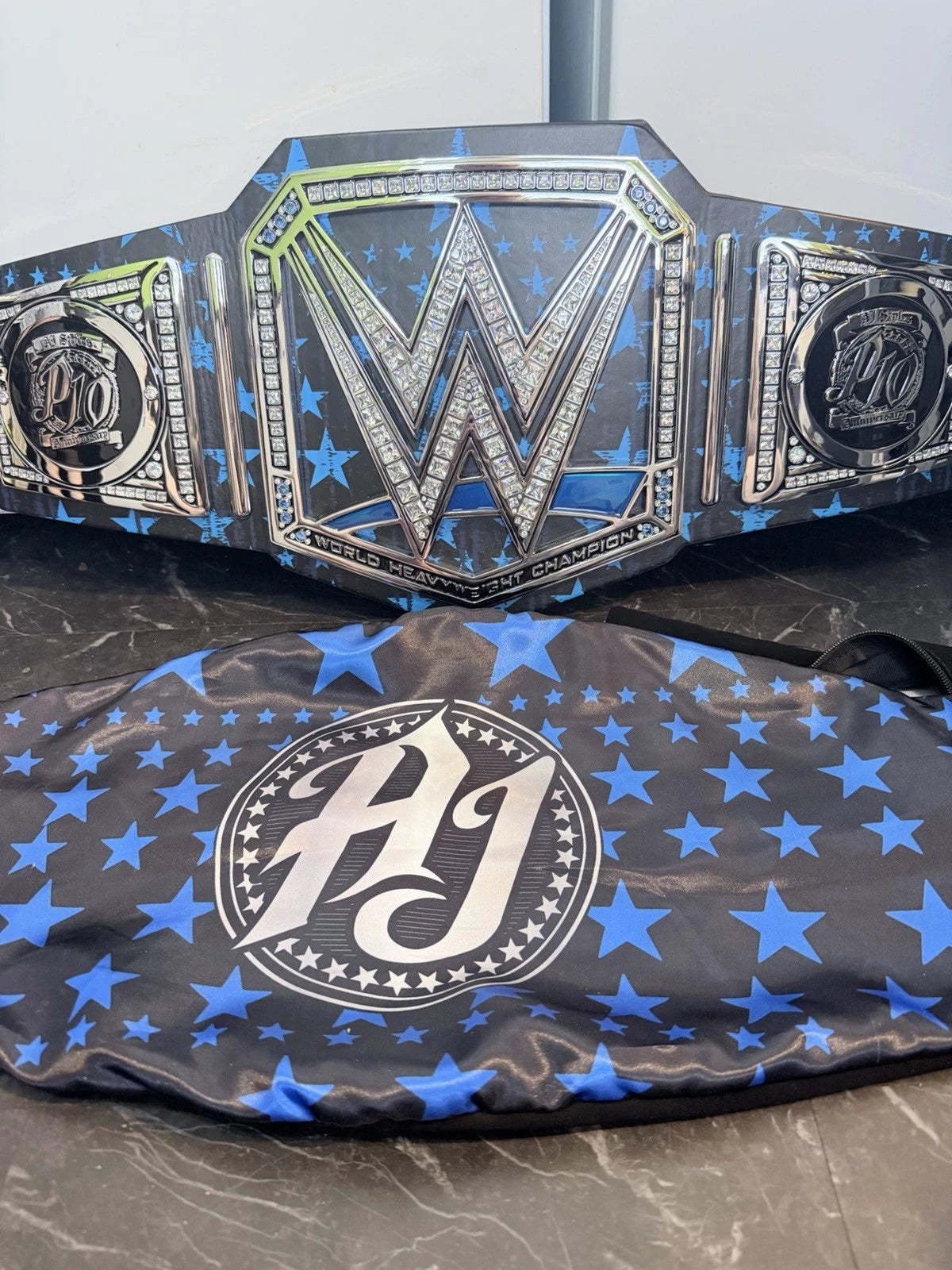 AJ Styles 10th Anniversary Signatures Series Championship Replica Title Belt