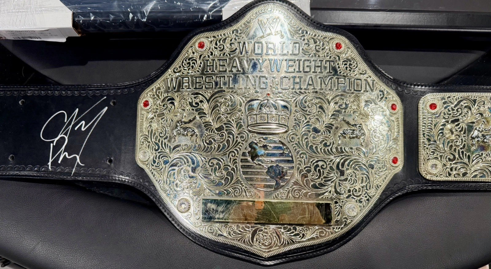 CM Punk Limited Edition WWE World Heavyweight Championship Signature Series Replica Title Belt