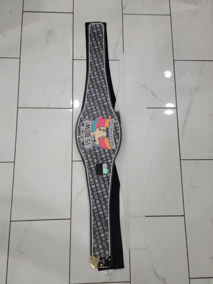 John Cena Farewell Tour 2025 San Antonio Autograped Spinner Championship Replica Title Belt