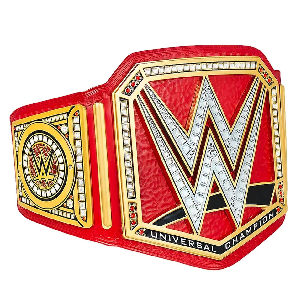 WWE Red Universal Wrestling Championship Replica Title Belt