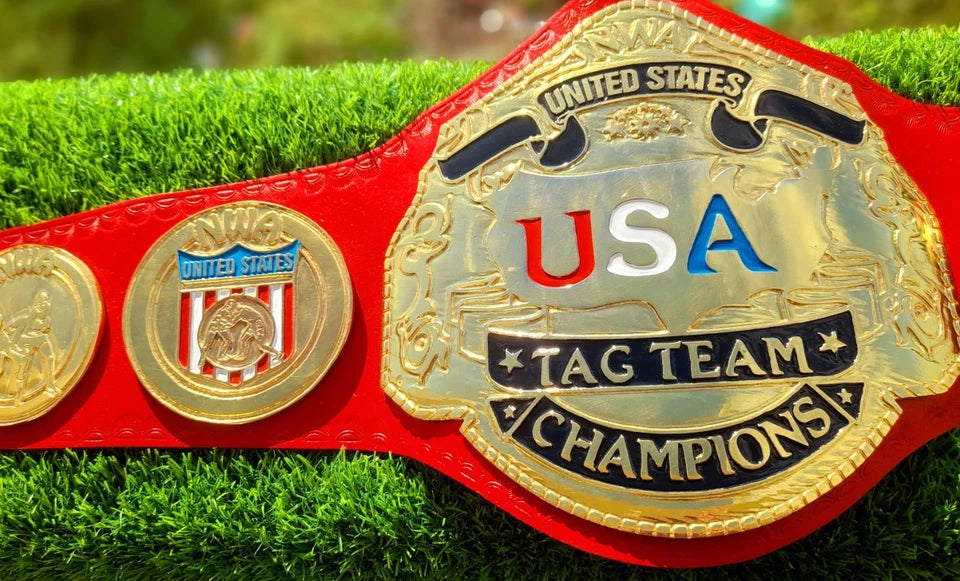 NWA USA UNITED STATES TAG TEAM CHAMPIONSHIP REPLICA BELT