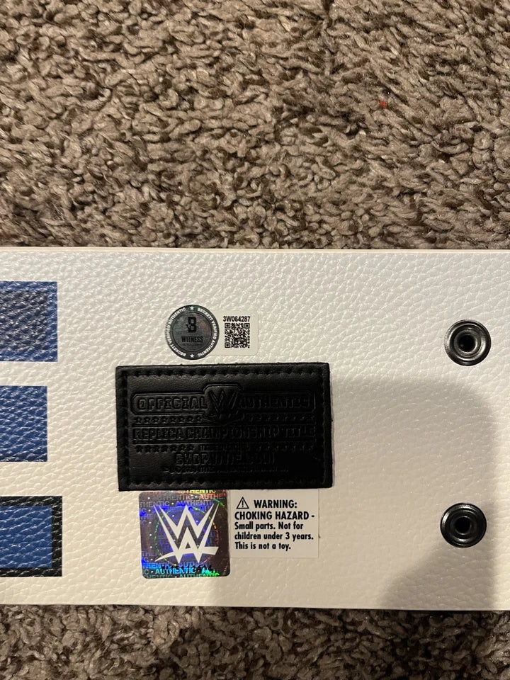 WWE John Cena Autographed Royal Rumble Title Belt