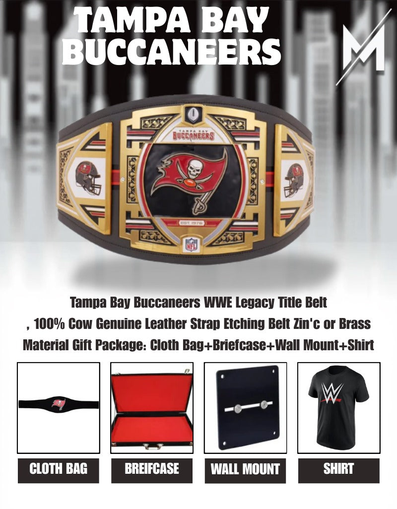 Tampa Bay Buccaneers WWE Legacy Title Belt