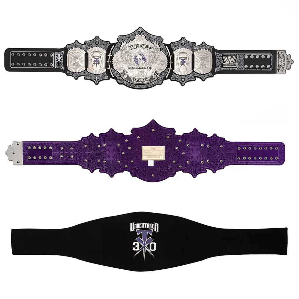 The Undertaker 30 Years Signature Series Championship Replica Title Belt