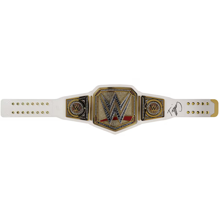 Tiffany Stratton WWE Autographed Women's Championship Replica Title Belt