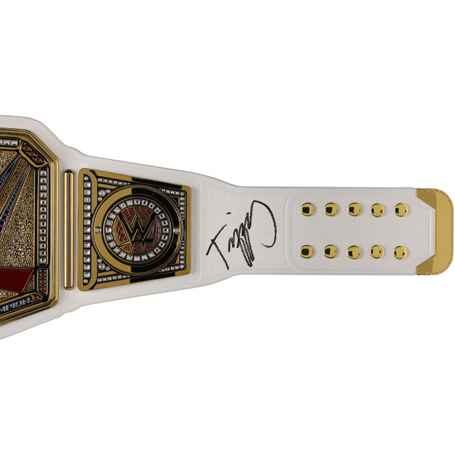 Tiffany Stratton WWE Autographed Women's Championship Replica Title Belt