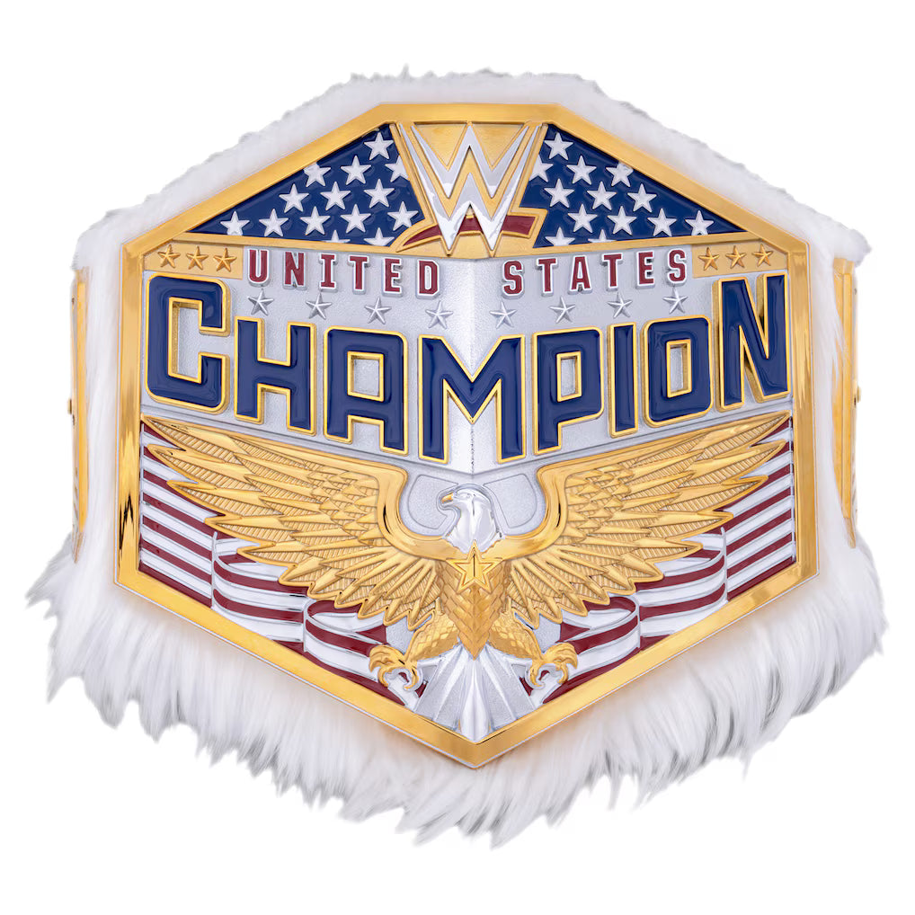 Trick Williams Limited Edition Fur United States Championship Replica Title Belt