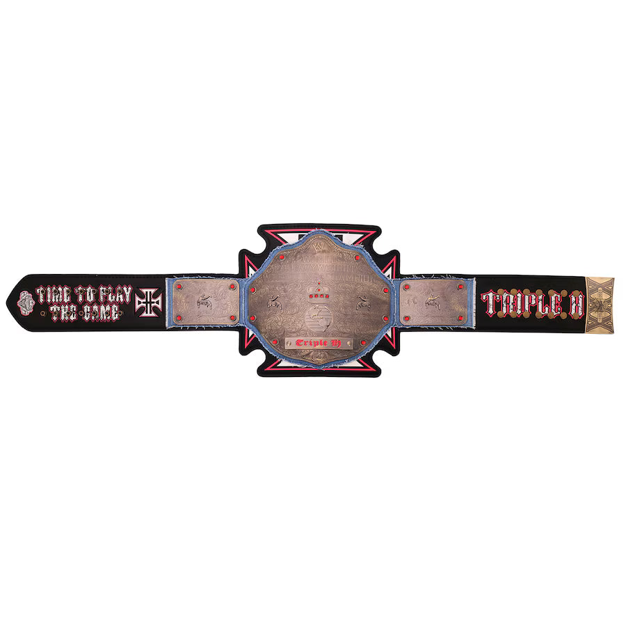 Triple H 30 Years Evolution World Heavyweight Championship Title Replica Belt