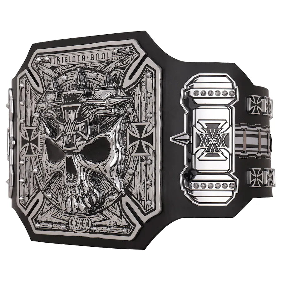 Triple H 30 Years The King Legacy WWE Championship Titelgürtel | WWE Sammlerstück | Riemen aus echtem Rindsleder | Ätzgürtel